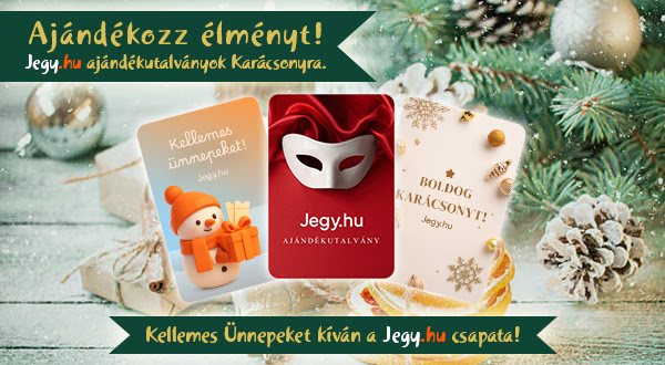 Ajándékozz élményt! Jegy.hu ajándékutalványok karácsonyra.